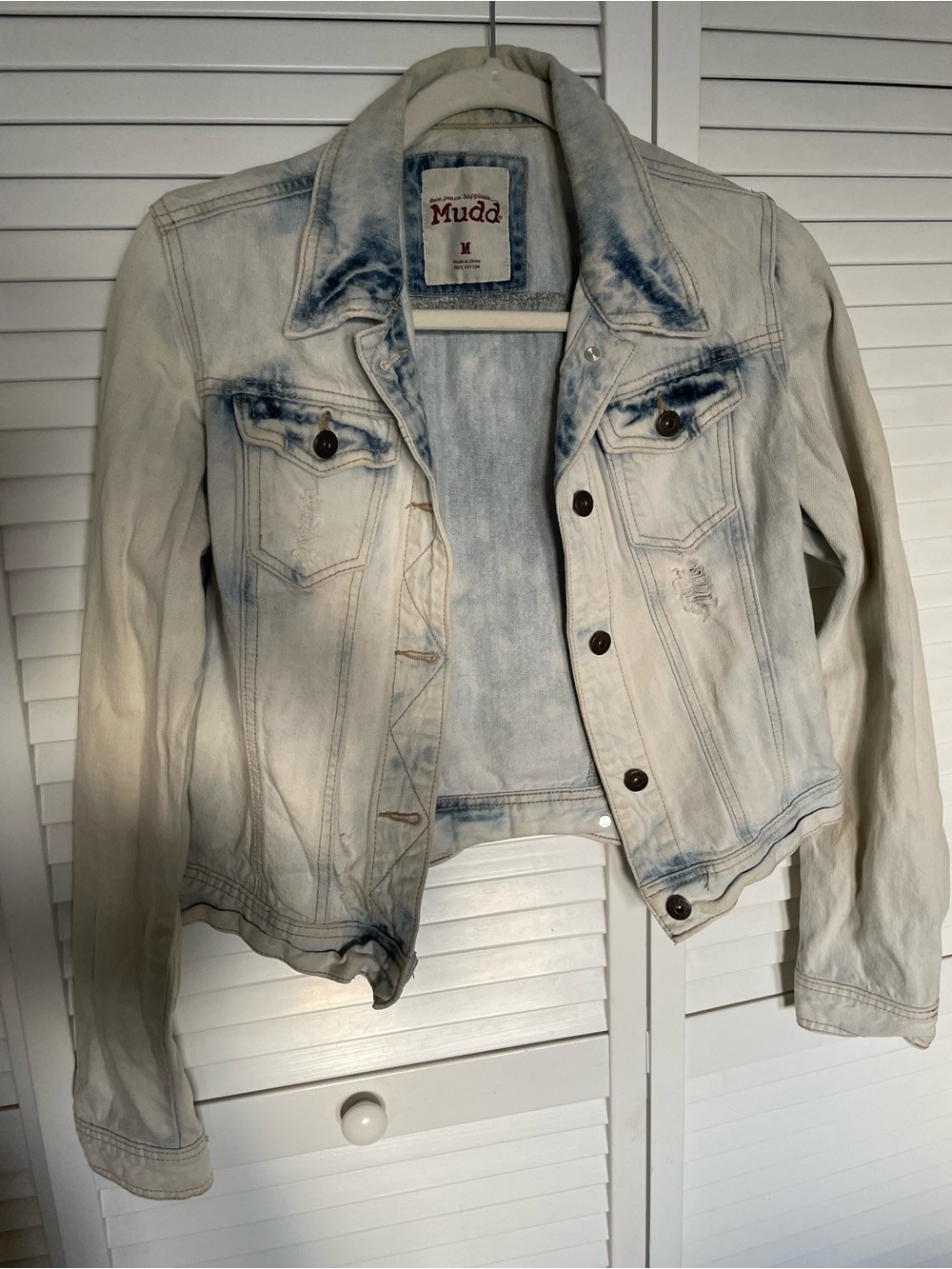 Mudd Light Blue Wash Women's Denim Jacket